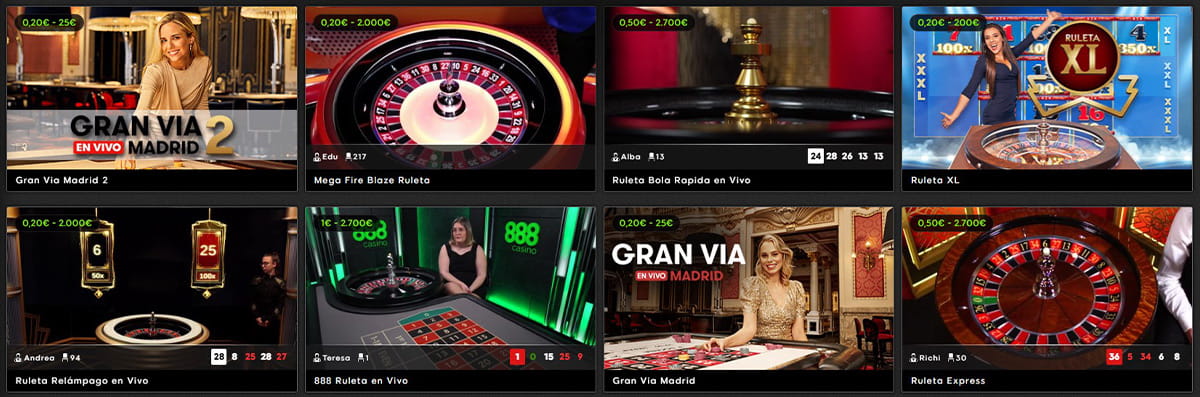 The 888casino Roulette, Blackjack & Other Table Games