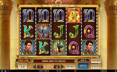 Slot Book of Dead en el casino online 888casino CR