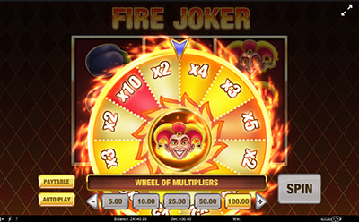 Fire Joker Slot Juego de Bonificación