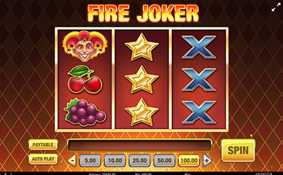 Fire Joker Slot Comodines