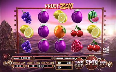 El juego de slot online Fruit Zen en el casino online Bao Casino CR