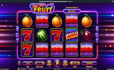Juego de slot Hot Fruits en el casino online 22bet CR