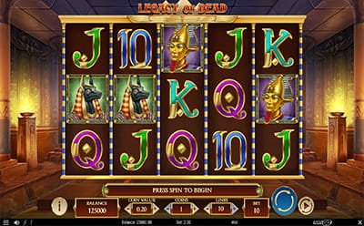 Slot Legacy of Dead en el casino online 888casino CR