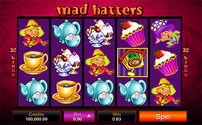 Mad Hatters Slot Juego de Bonificación