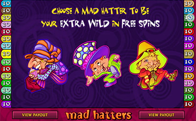 Mad Hatters Slot Giros gratis