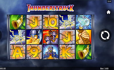 La slot Thunderstruck en el casino online JackpotCity de CR