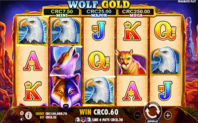 Wolf Gold Slot Comodín